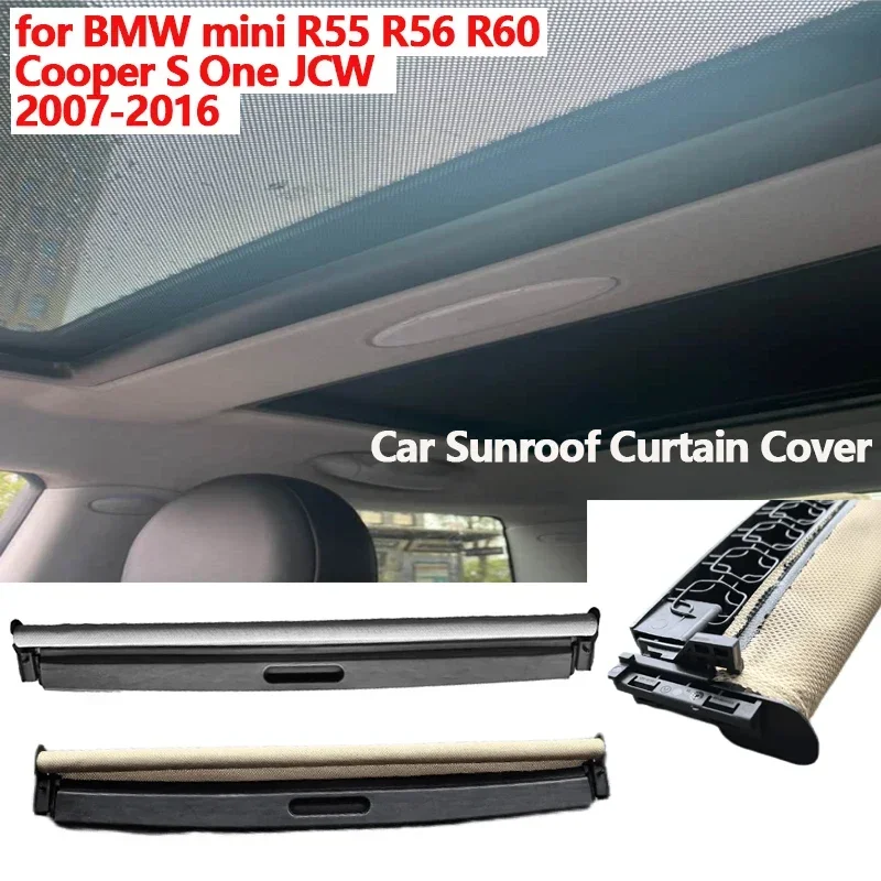 

For BMW Mini R55 R56 R60 Cooper S One JCW 2007-2016 Skylight Shutter Sunroof Sunshade Curtain Windshield Sunshades Visor