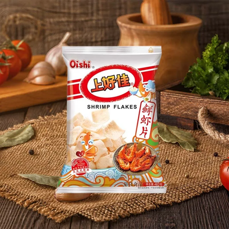 Patatine di gamberetti OISHI 1,41 once (40 g)*4 confezioni