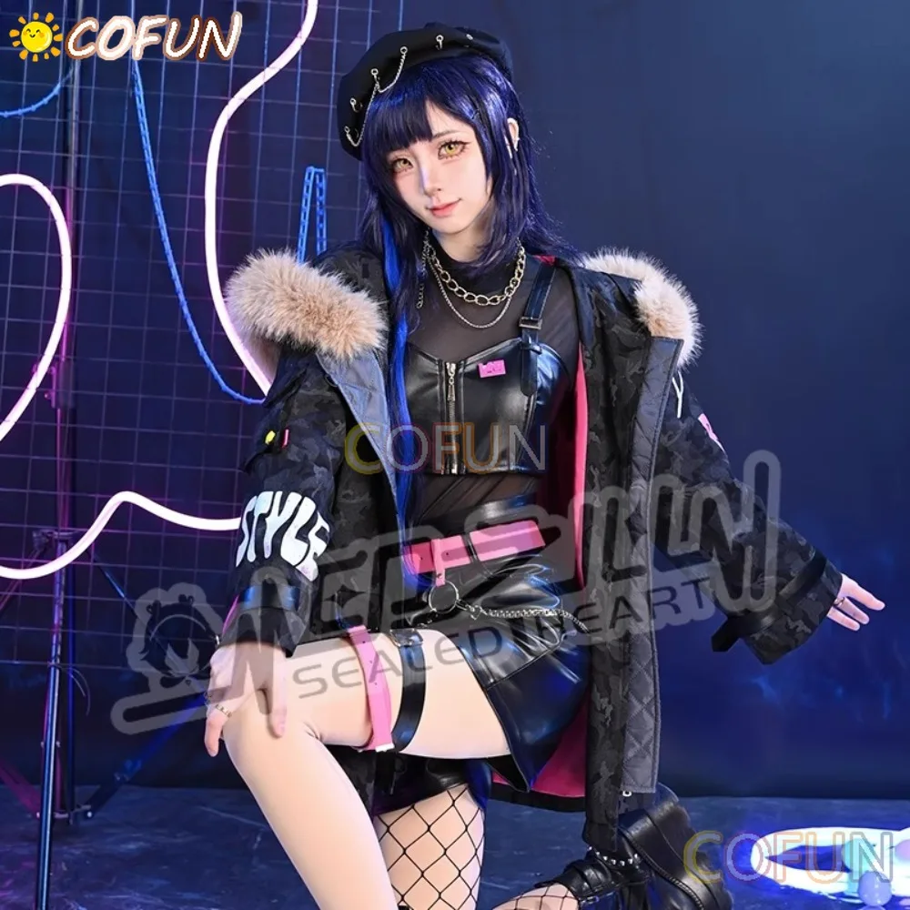 

Game PJSK Shiraishi An Cosplay Costume Women Cute Party Suit Coat Shirt Pants With Hat Halloween Carnival Uniforms