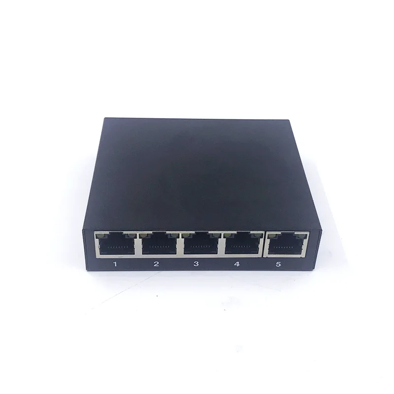 Saklar cepat 5 port saklar keran ethernet 10 / 100/1000mbps jaringan HUB papan pcb untuk integrasi sistem saklar logam