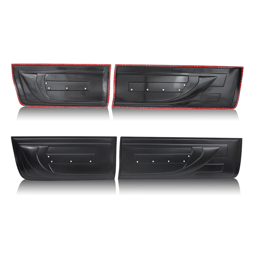 4pcs/set Car Body Cladding Side Door Guard For Toyota Hilux 2021 2022 2023 2024 Double Cabin Side Moulding Accessories