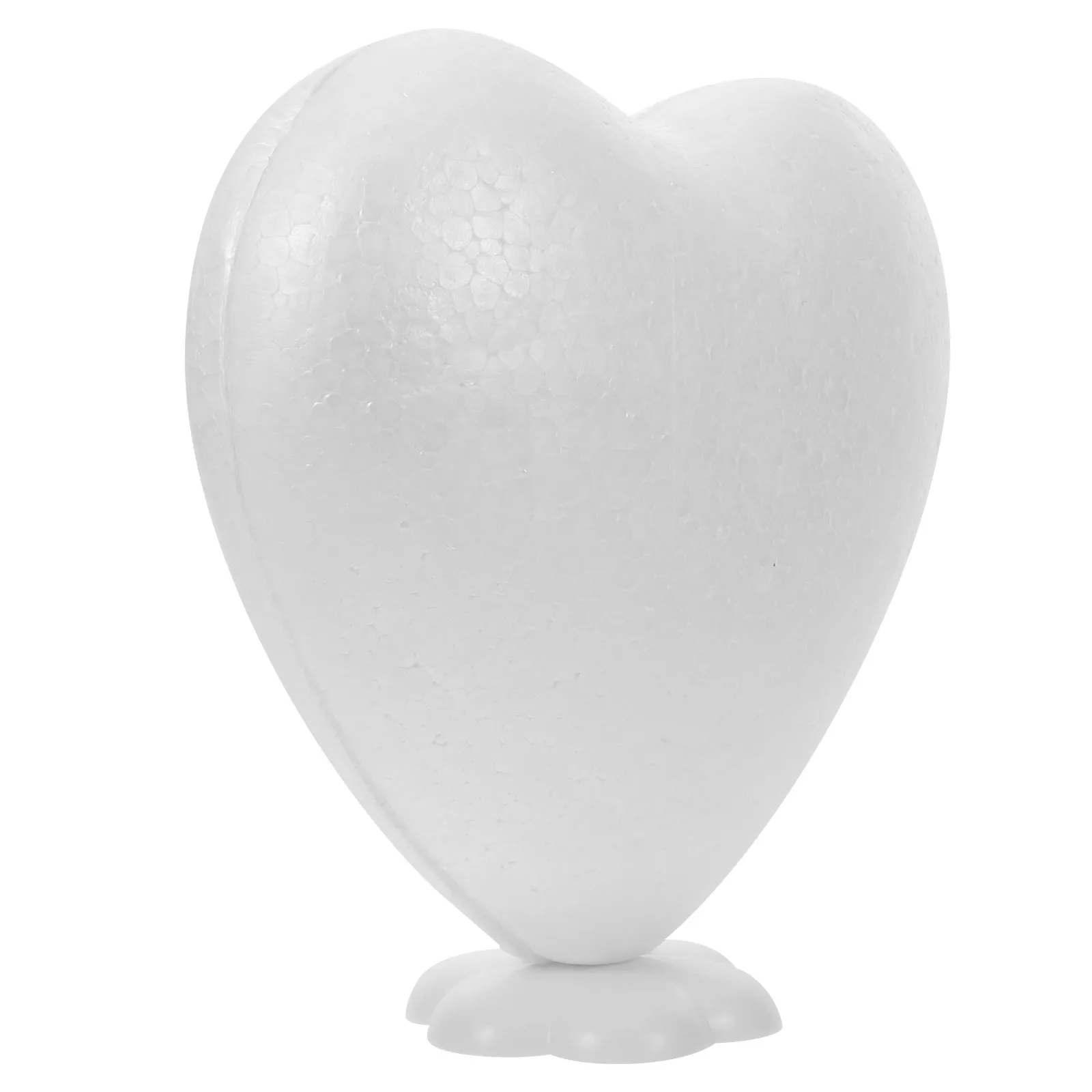 

22 Cm Blank White Heart Shaped Polystyrene Foam Craft Heart for DIY Wedding Decor Valentine Floral Arranging Painting