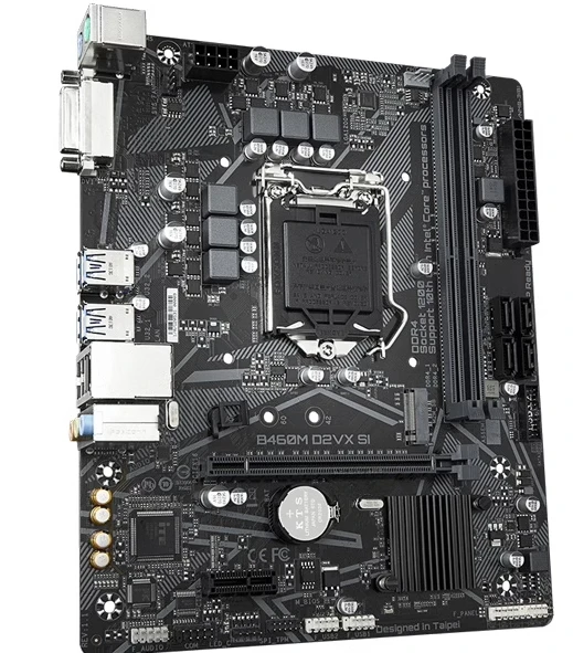 

НОВИНКА ДЛЯ GIGABYTE B460M D2VX SI поддерживает процессор 10-го поколения с интерфейсом M.2