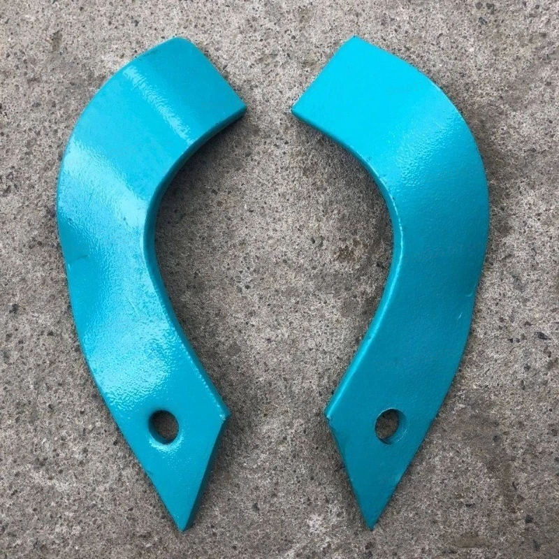 Manganese Steel Thickened Beating Knife Left and Right Blades (20 Pieces) Rotary Tiller Agricultural Machinery Accessories