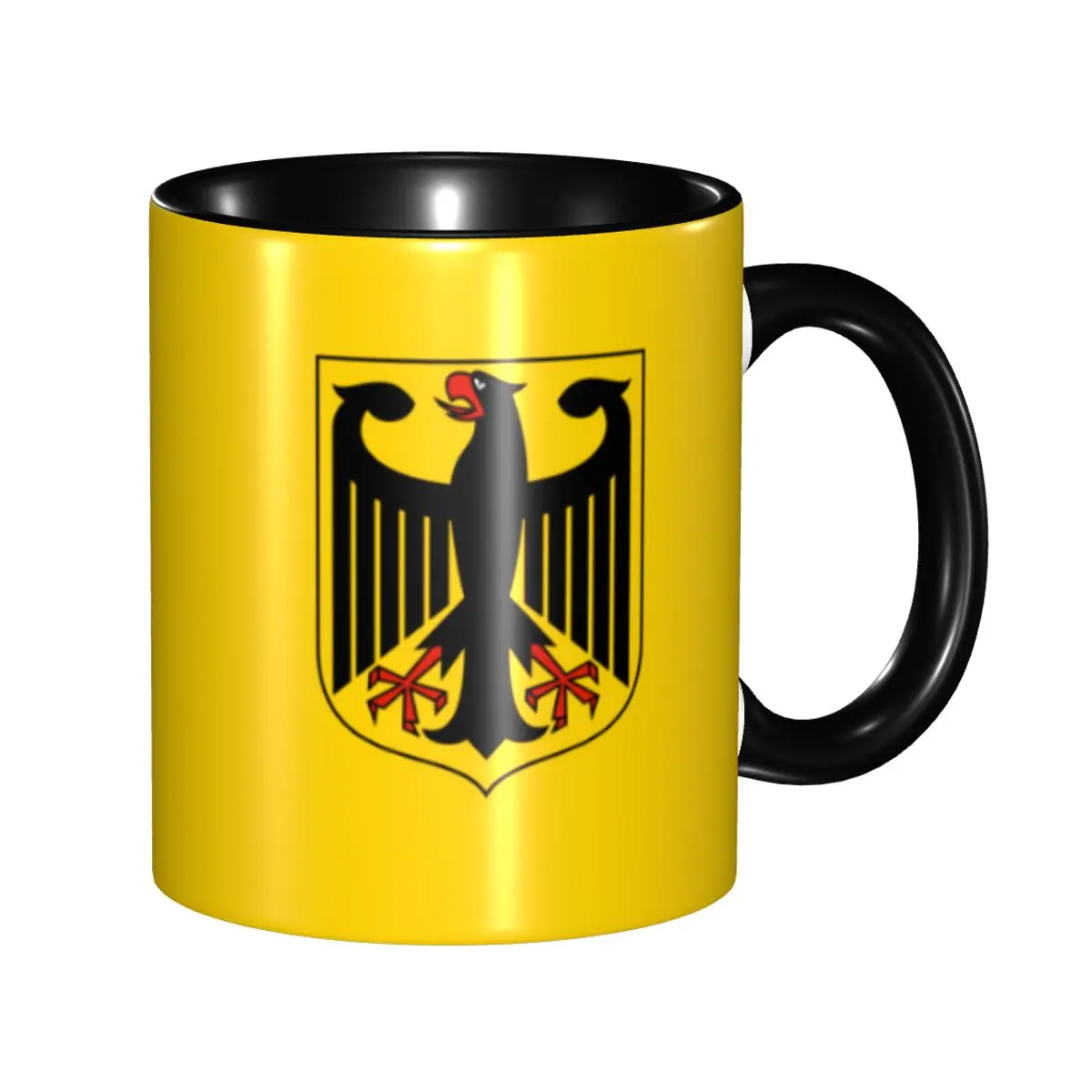 

Custom Coat Of Arms Of Germany Mug Germans Flag Eagle Ceramic Coffee Mug Creative Present