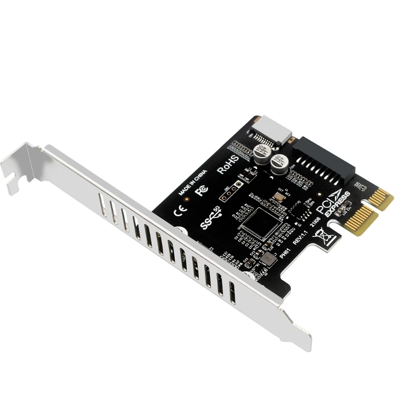 

Карта расширения PCI Express Type-E Карта расширения PCI-E к USB3.0 (19/20-контактному) Карта преобразователя pcie Тип-E Карта расширения на передней панели Type-C