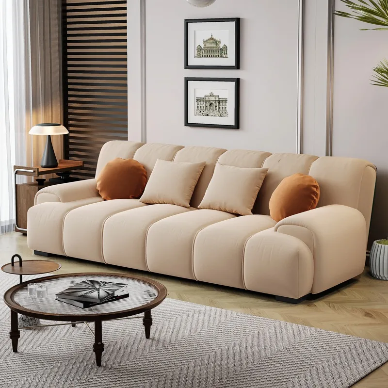 

Relaxing Apartment Living Room Sofas Lounge Elegant Minimalist Cushion Sofa Luxury Double Divano Soggiorno Home Accessories