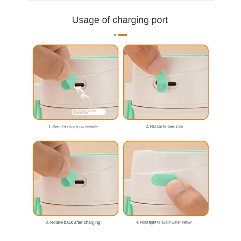 

Портативный блендер 500 мл, электрические соковыжималки, миксеры для фруктов, USB перезаряжаемый мини-блендер для смузи, персональная соковыжималка, 10 резаков, прочный