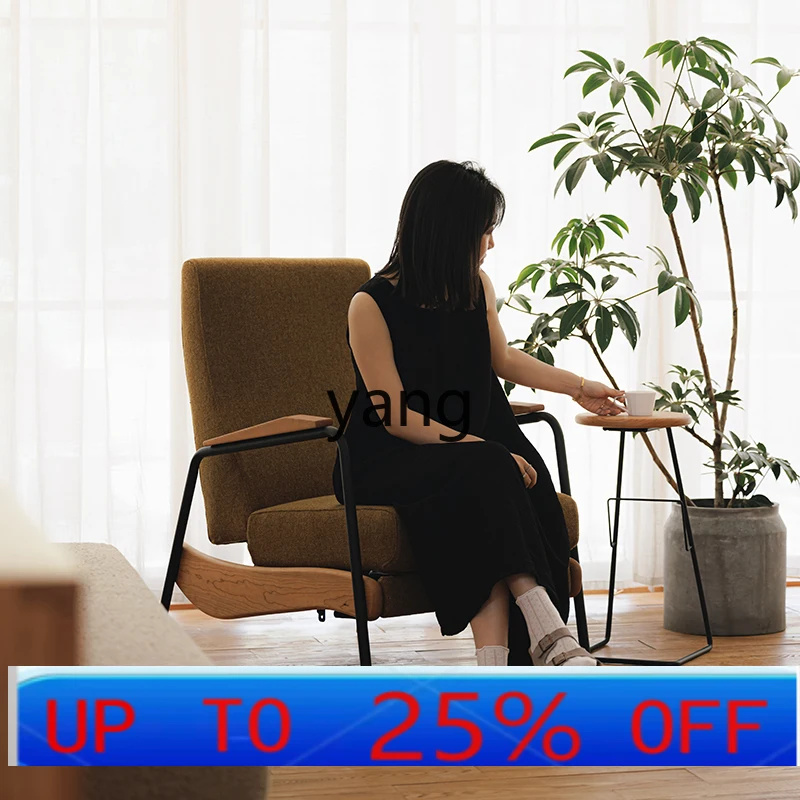 

LTT function chair antique multi-functional single sofa fabric living room leisure recliner