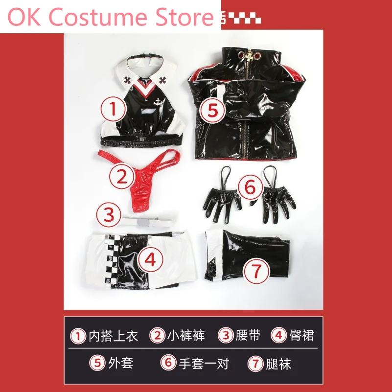 Azur Lane-Costume de Cosplay de Course, Uniforme de ix, Vêtements