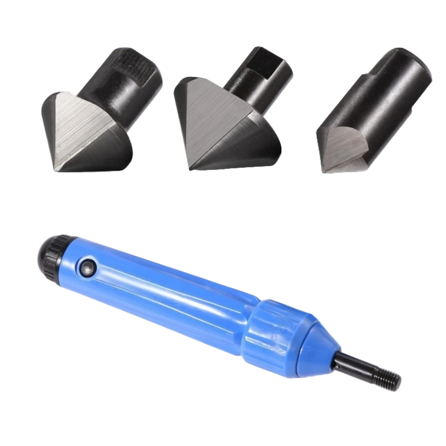 NG3100 Countersink Deburring Hand Reamer Set Hardened HSS Steel for Metal Copper PVC Pipes 3D Printing with Ergonomic Handle