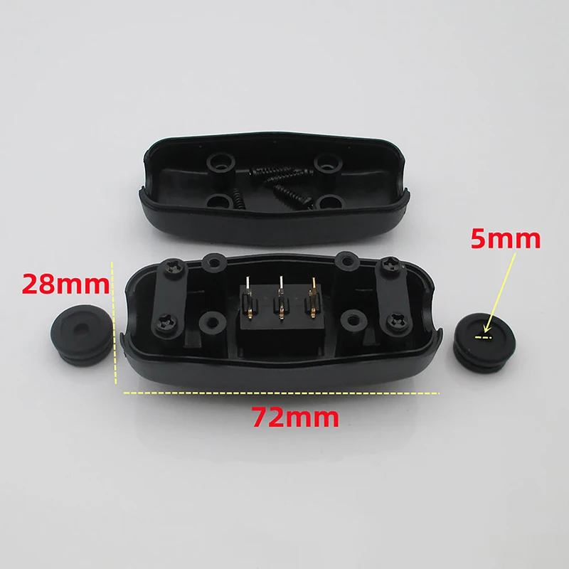 Innovative Dustproof And Waterproof Boat Switch Waterproof In-line Switch Black Boat On/off LED Indicator In-line Switch