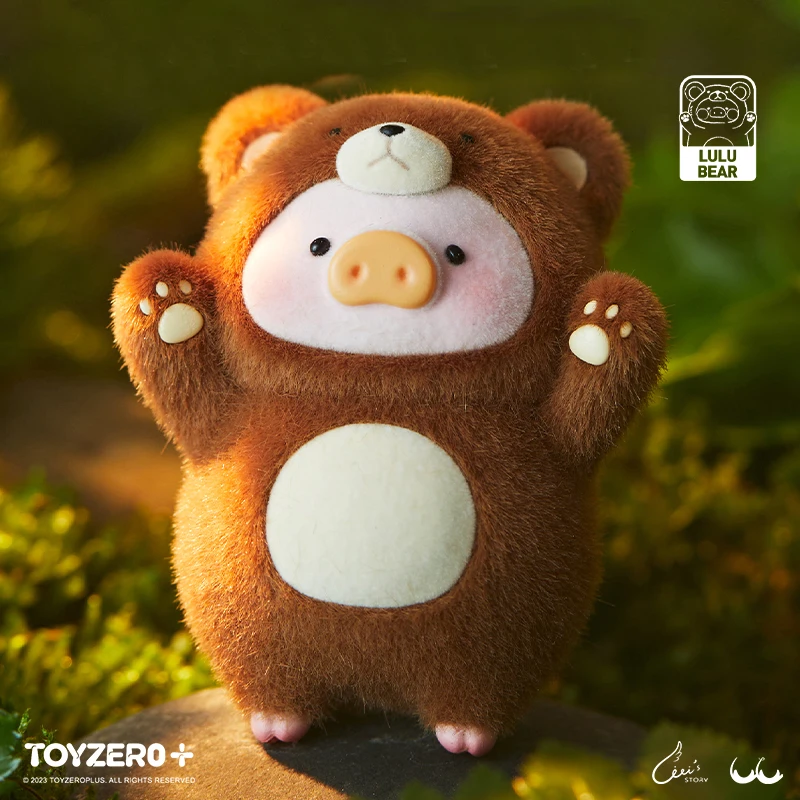 

Canned Pig LuLu Pig Bear Appearing Elevator Plush Doll Kawaii Caixas Action Figure Toys Collectible Surprise Model Mystery Box