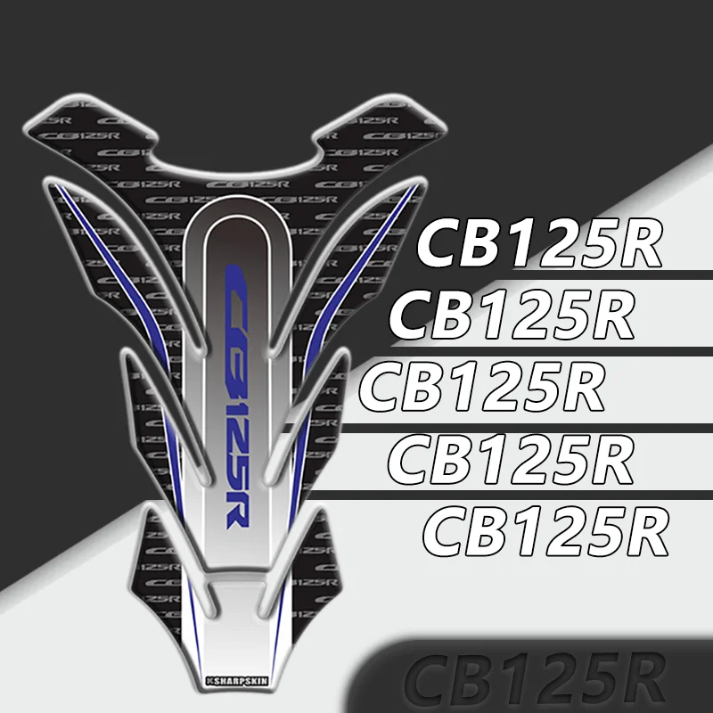 NEW For CB125R cb125r CB 125R 2010-2017 Motorcycle Fuel Tank Pad Protection Sticker 3D Gel Fuel Tank Stickers Decoration Decals