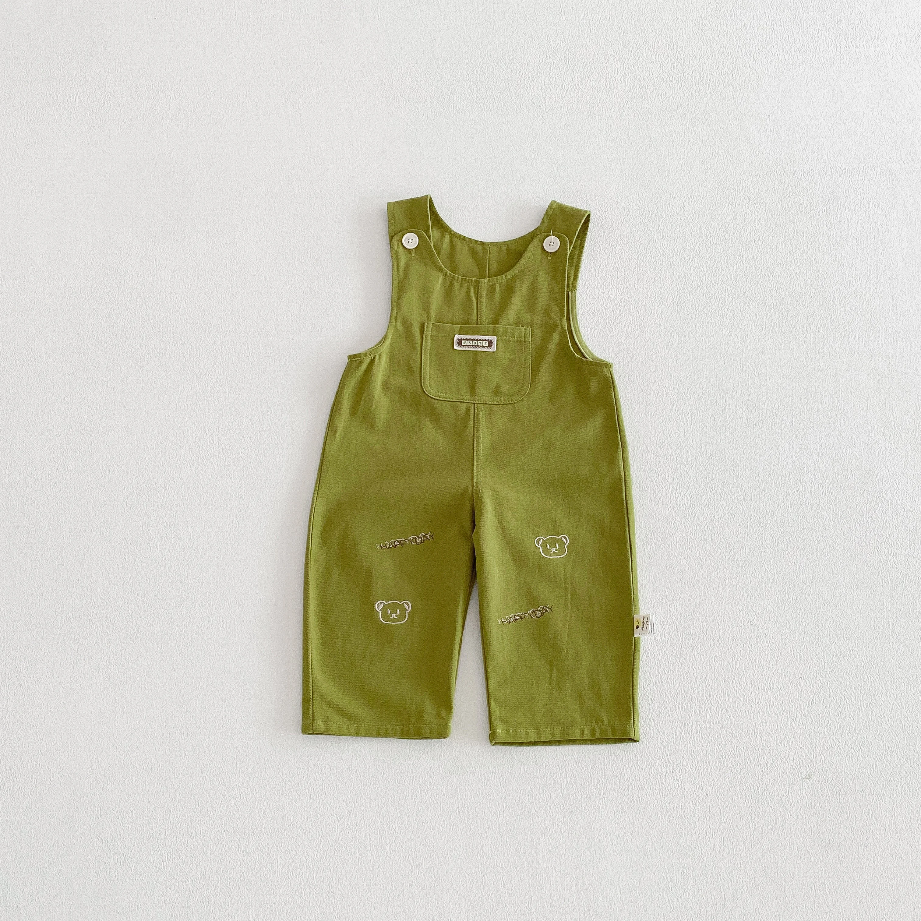 Süße Baby-Hosenträgerhose für Jungen und Mädchen mit Cartoon-Designs - lässige Baby-Overallhose