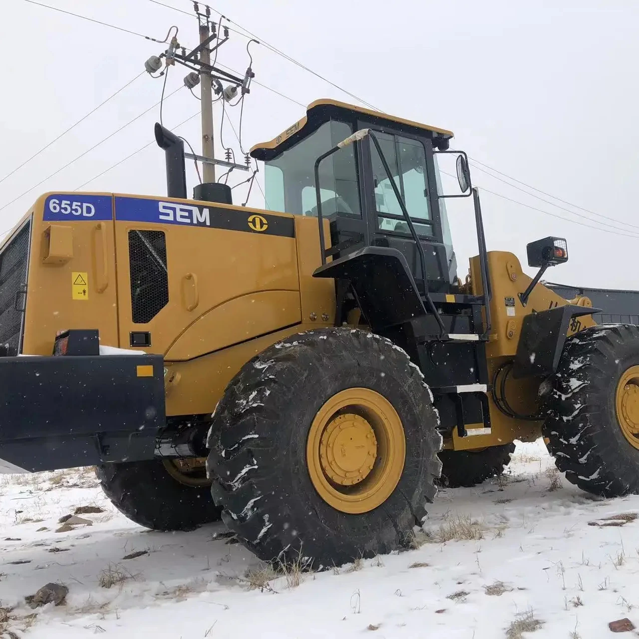 5Ton Front Loader SEM655D SEM656D Wheel Loader for Africa Market