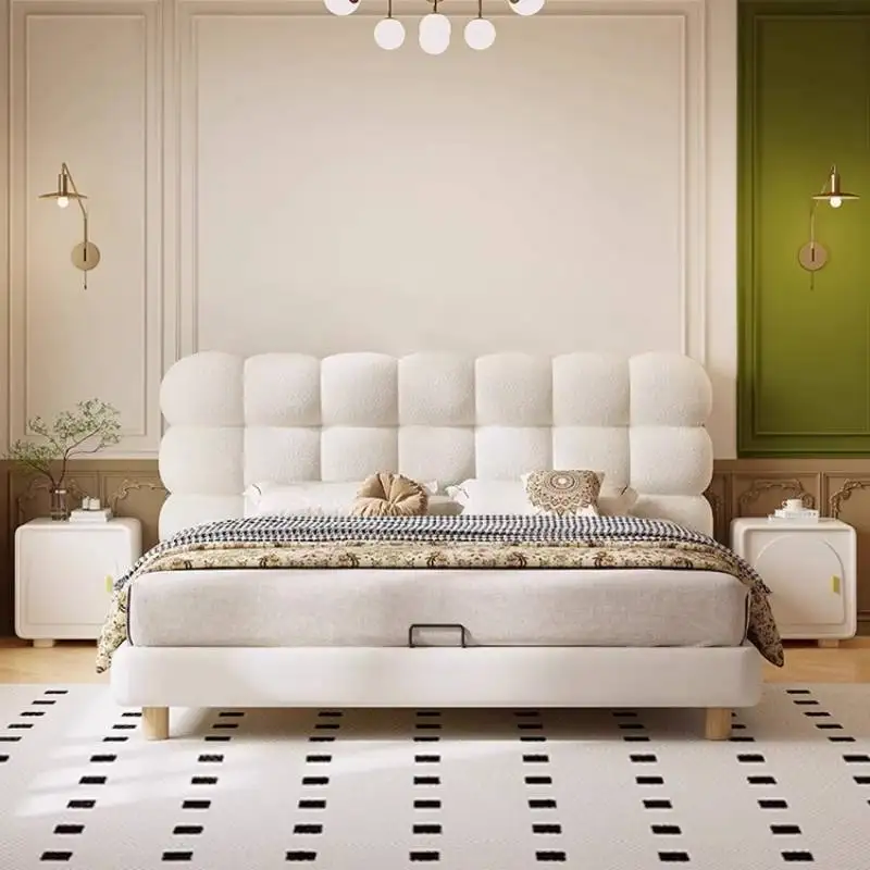 ！@Covers Decoration Double Bed Accessories Frame Freeshippings Loft Double Bed Queen Bunker Camas De Dormitorio Furniture