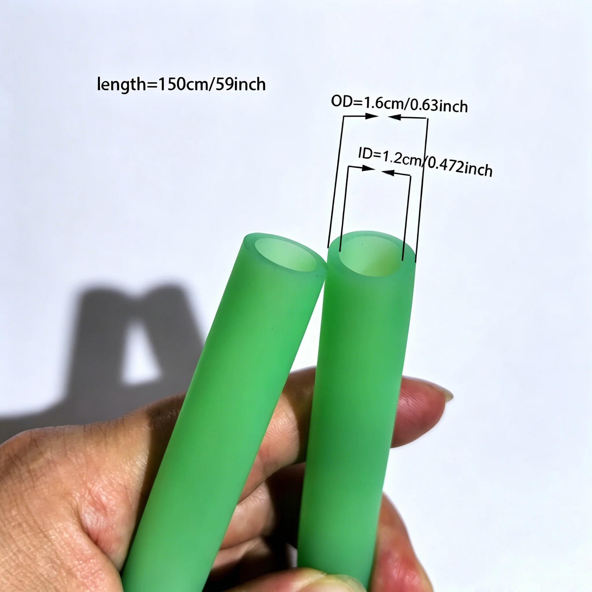 1.5m Luminous Silicone Shisha Hose Glow in Dark | Food Grade Narguile Hookah Pipe Accessories