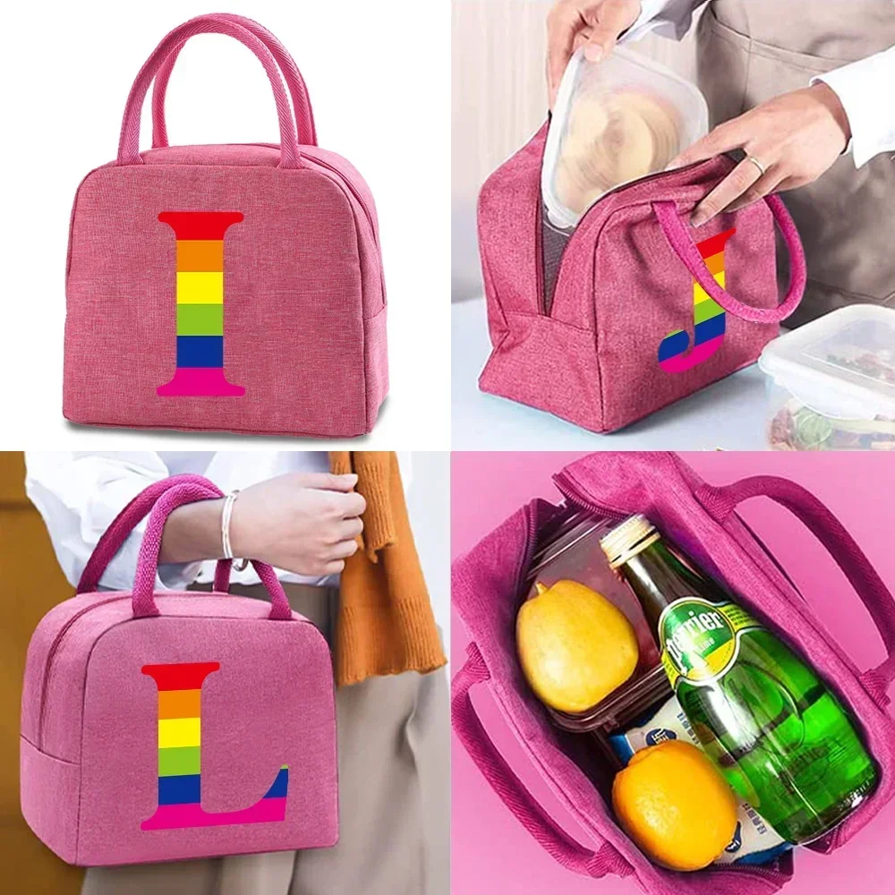 

Mini Insulated Lunch Bag Lunch Storage Bag Convenient Simple Lightweight Lunch Bag Can Be Reused Canvas Insulation Insulation