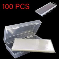 100 Pcs Clear Paper Money Holder Currency Collection Sleeves Paper Money Sleeves Bill Protector Bag Display Case Album Banknotes