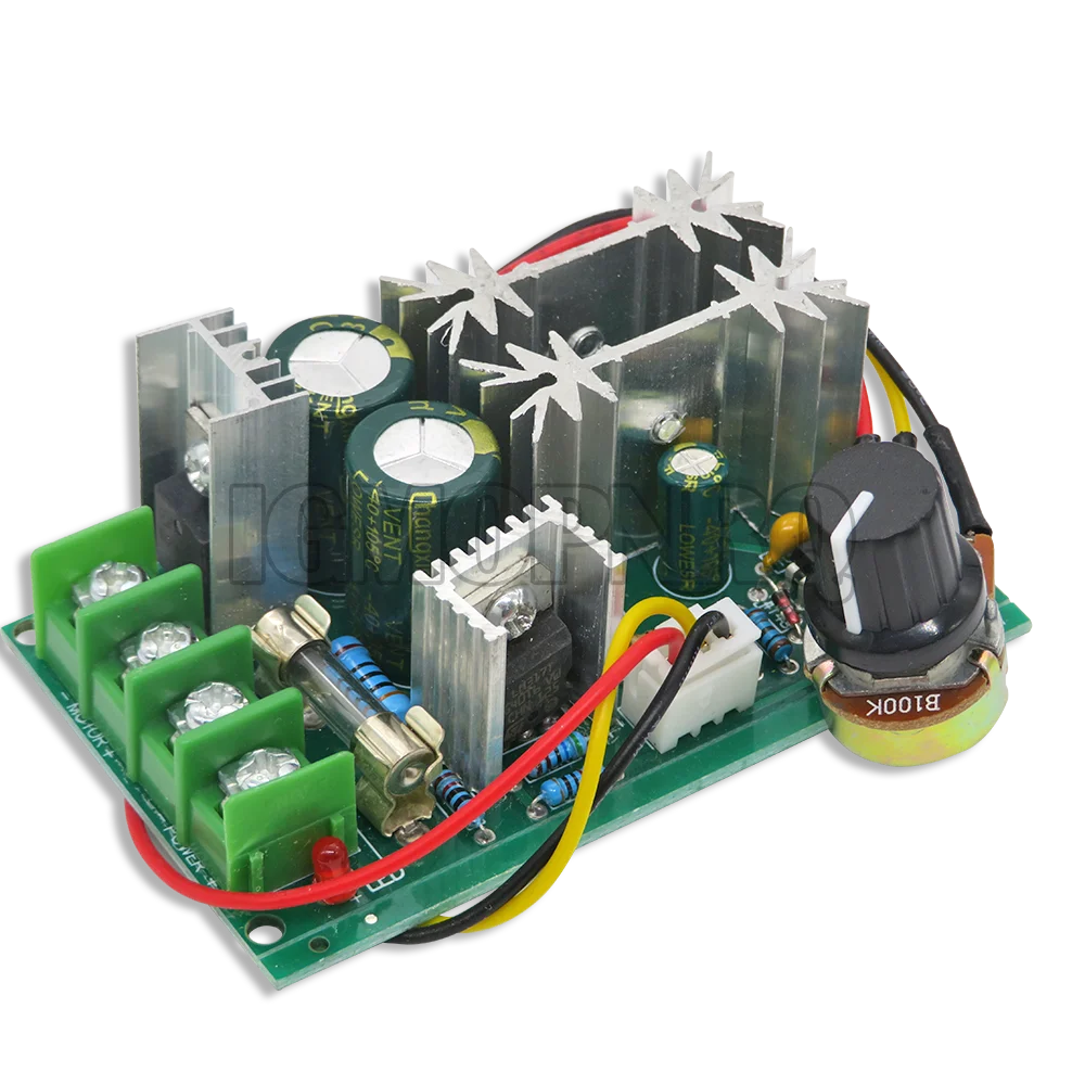 10-60V PWM Motor DC 12V 24V Motor Speed Control Regulator Speed Controller Switch 20A Current Regulator High Power Drive Module