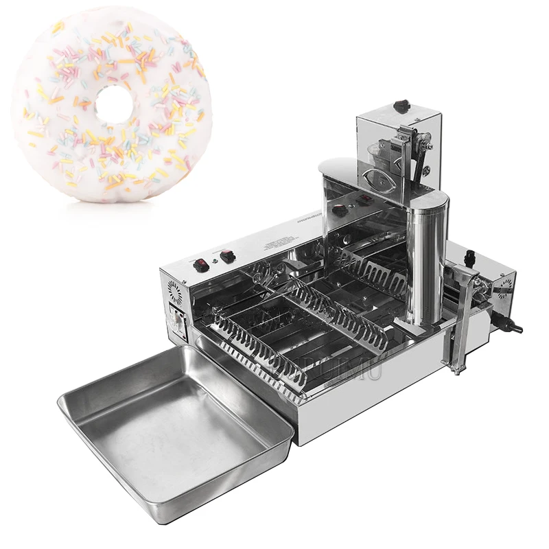 

Electric Automatic Donut Fryer Machine Commercial Donuts Cake Maker High Productivity Doughnut Euipment 110V/220V