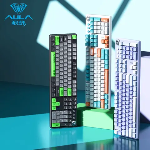 AULA F2088PRO 기계식 키보드 고속 유선 매크로 프로그래밍으로 게임 즐거움을 지속적으로 즐기세요
