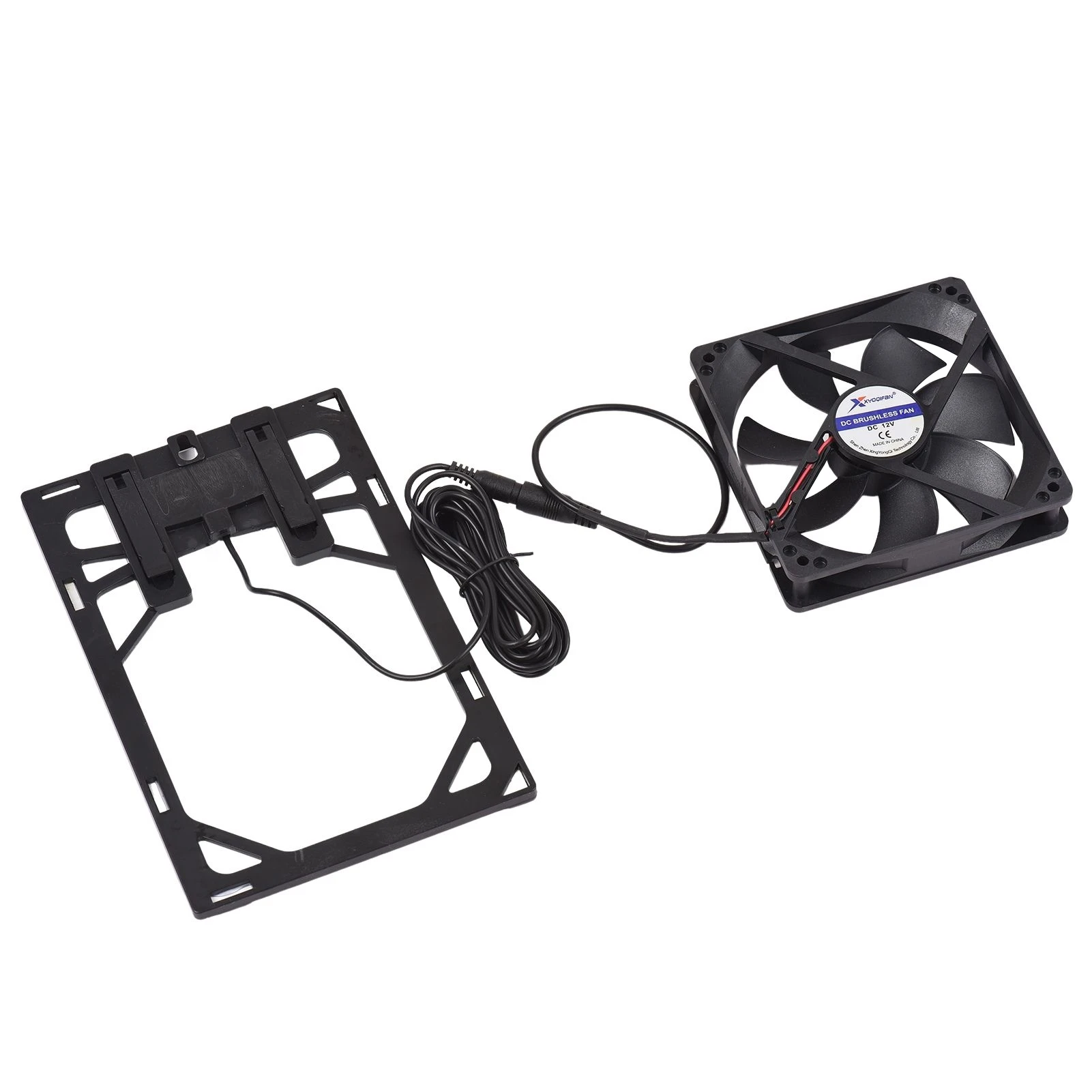 Mini Solar Powered Fan 6W 12V Solar Exhaust Fan Mini Ventilator Fan for Small Pet Dog House Chicken Coops Greenhouse Sheds with