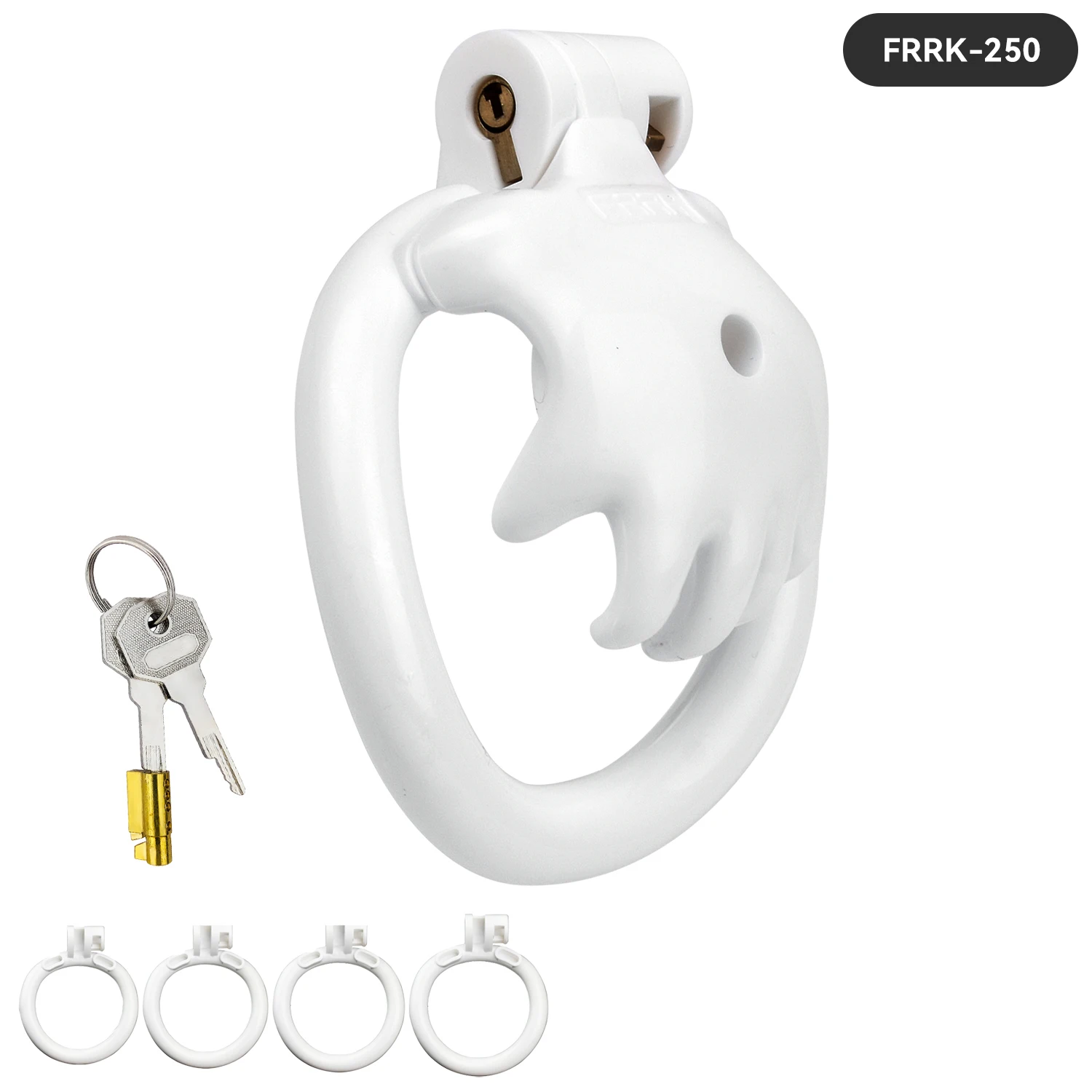 Monster-Shaped Resin Chastity Device, Waterproof, Ergonomic, 3-Color Options
