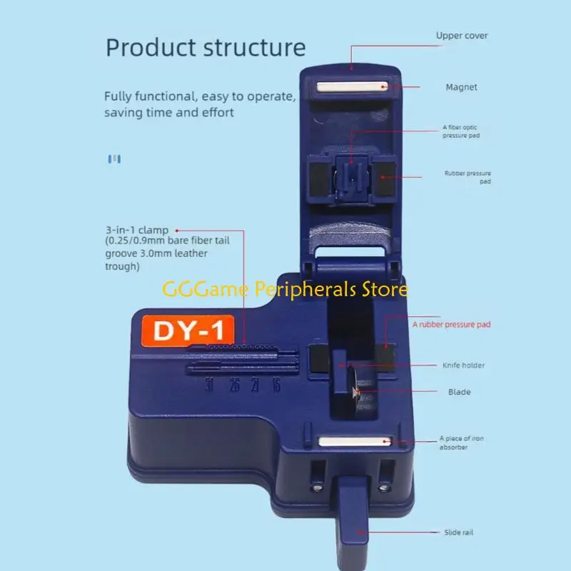 

U55B Mini Fiber Optics Cleaver Tool Precisions Cutting Design Portable Plastic Handheld