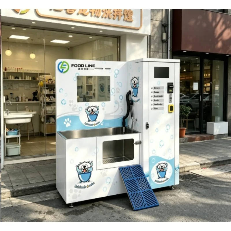 Eco‑Conscious Unmanned Pet Grooming Kiosk Self‑Operate Dog Washing Device For wholesale Pet Store Application