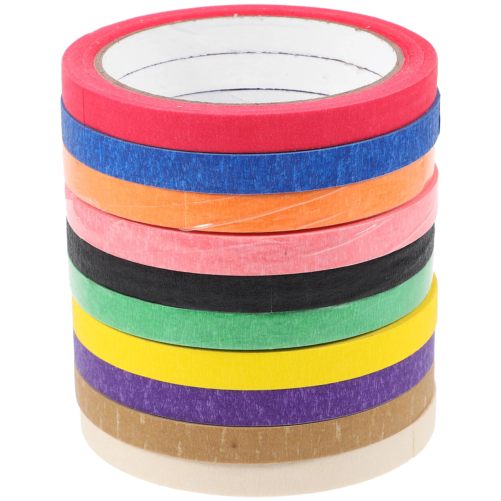 

10 Rolls Masking Tape Decorative Paint Color Separation for Painting Paper Artists