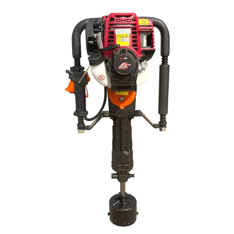 Post Driver 2 Stroke 4 Stroke Manual Portable Lightweight Petrol Pile Driver Handheld Pile Pounder Post Driver for Sale