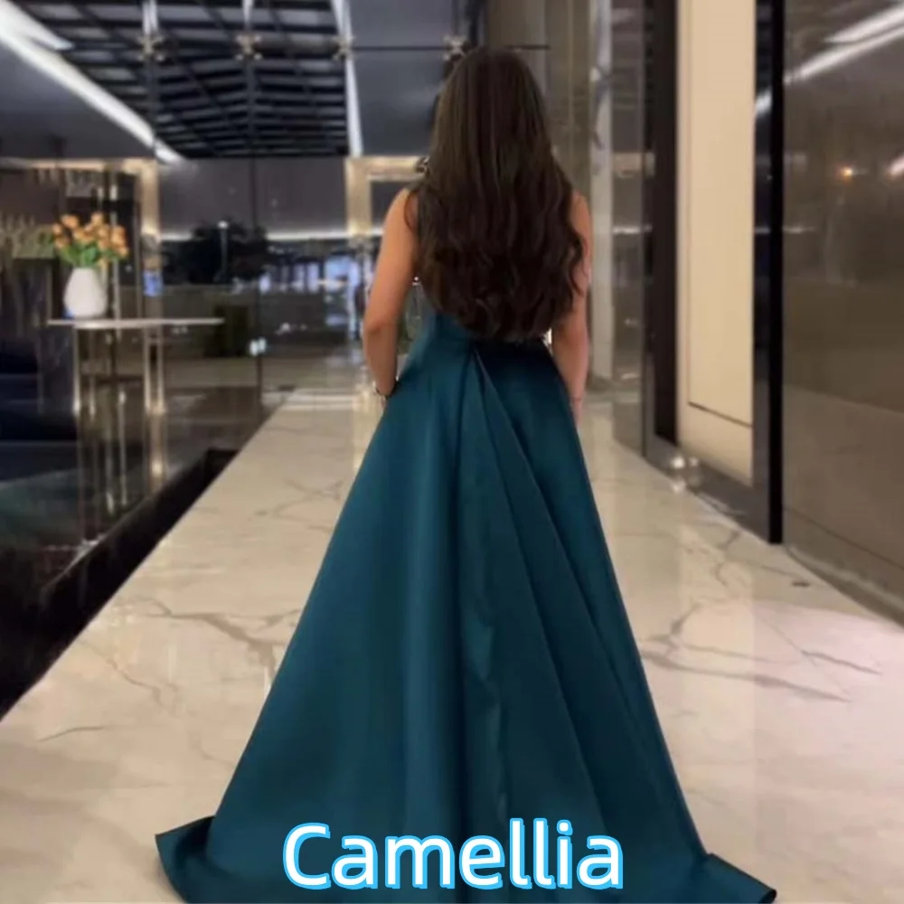 Maßgeschneidertes, exquisites Rüschen-Abendkleid, bezauberndes One-Shoulder-Abschlussballkleid, sexy Partykleid mit U-Boot-Ausschnitt, فسات Sierra •