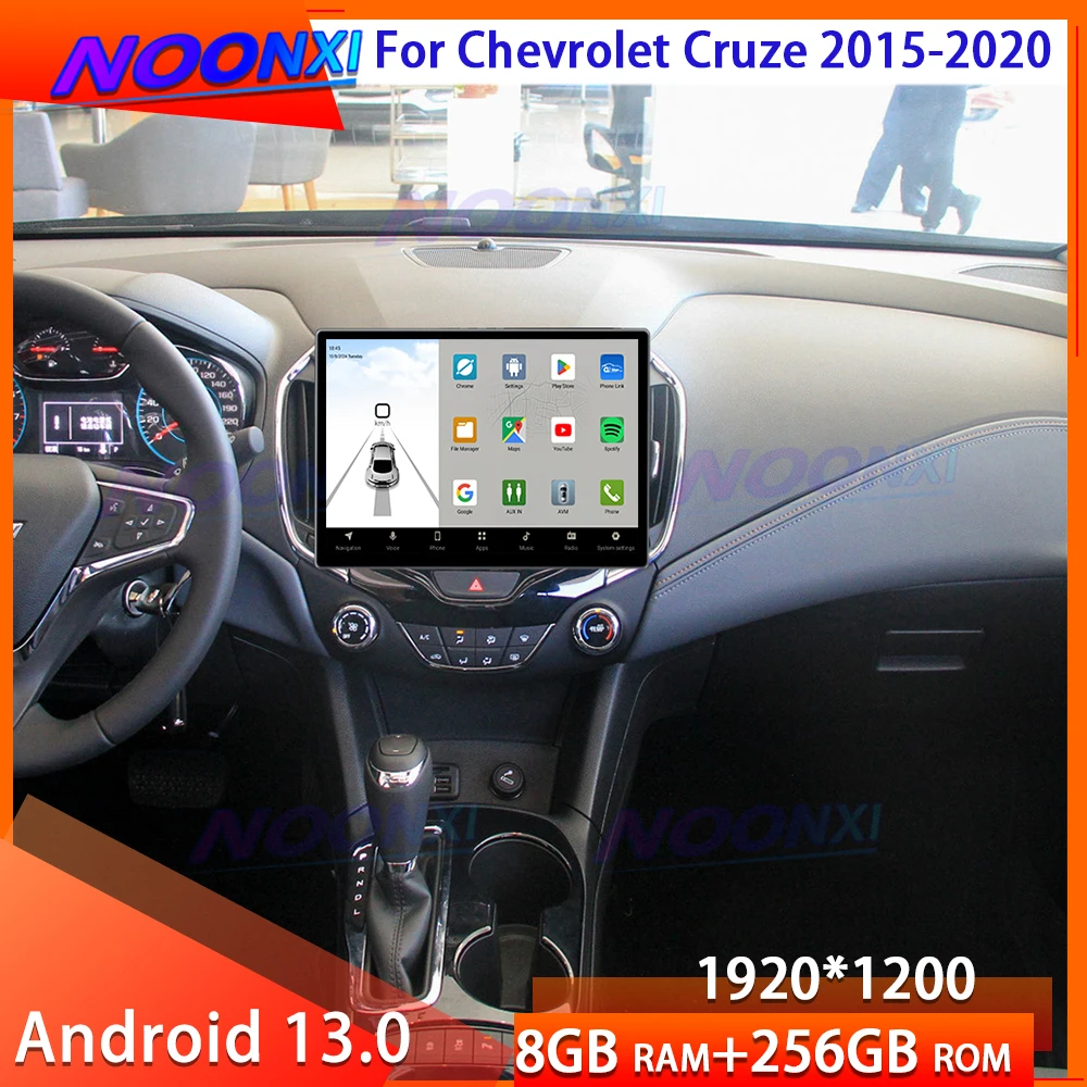 Android 13 Tesla Stil Bildschirm Für Chevrolet Cruze 2015-2020 GPS Auto Multimedia Player Stereo Empfänger Radio Drahtlose CarPlay BT