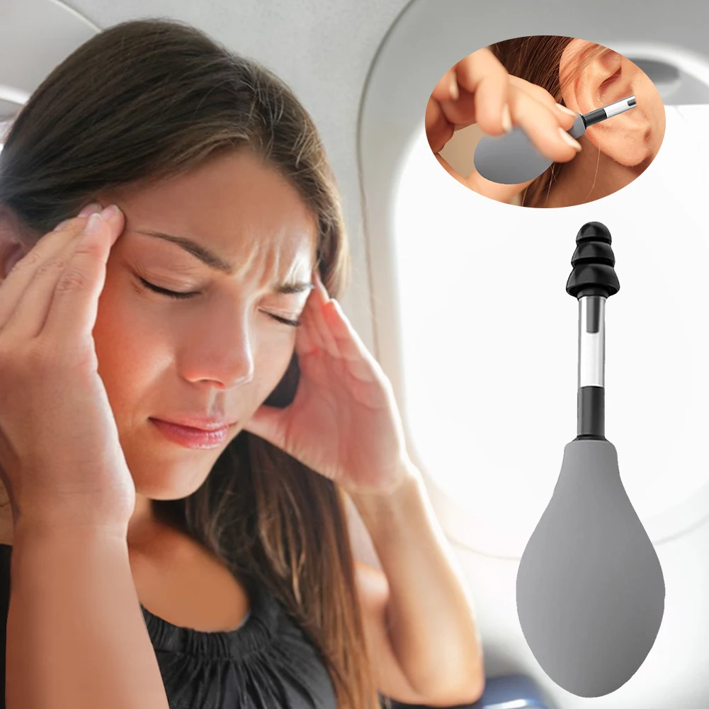 Ear  Relief Suction Device Reduces Tension for Headache (Grey)