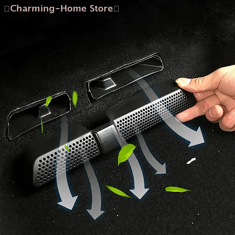 【M】2 Pcs for SEAT Ateca Tarraco Koraq Kodiaq Under Front Seat Rear Footwell Air Duct Outlet Vent Grille Cover