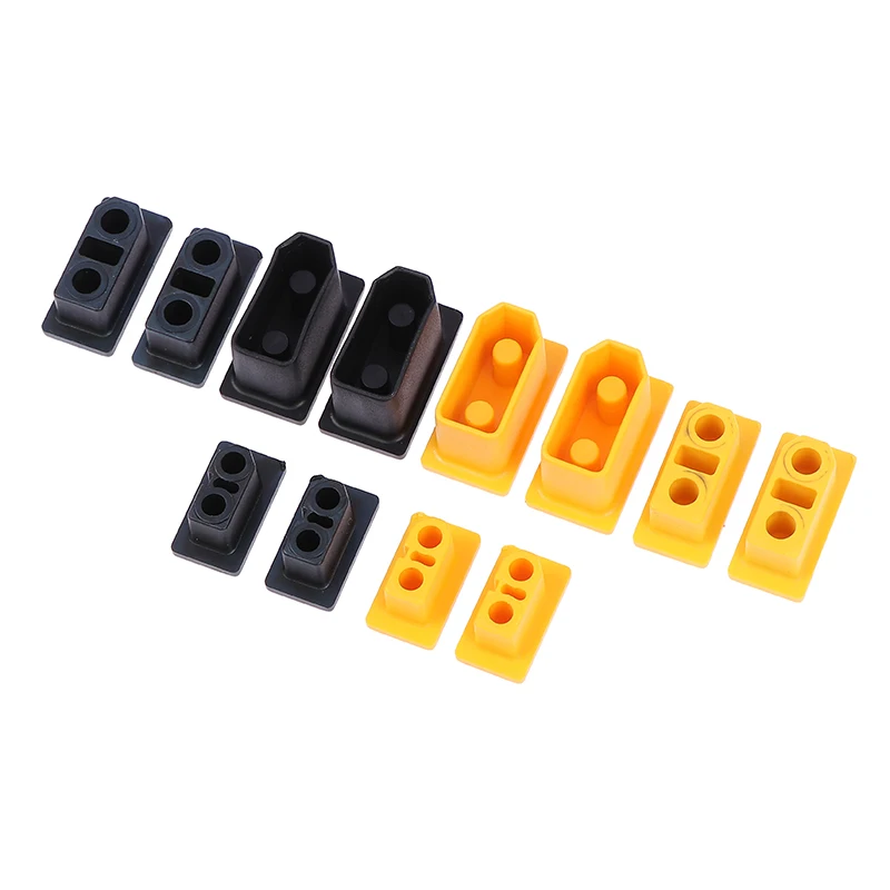10PCS PVC Dustproof Cap XT60 XT90 Plug Protection Case for RC Drone PVC,90 Degree Soft and Hard dustproof cap