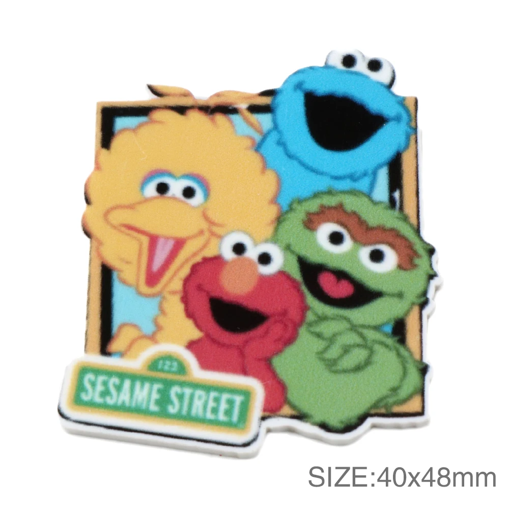 10pcs cookie monster Planar Resin Flatback Cartoon Resin for Crafts Jewelry Making Birthday Girl DIY Accessorie Headwear