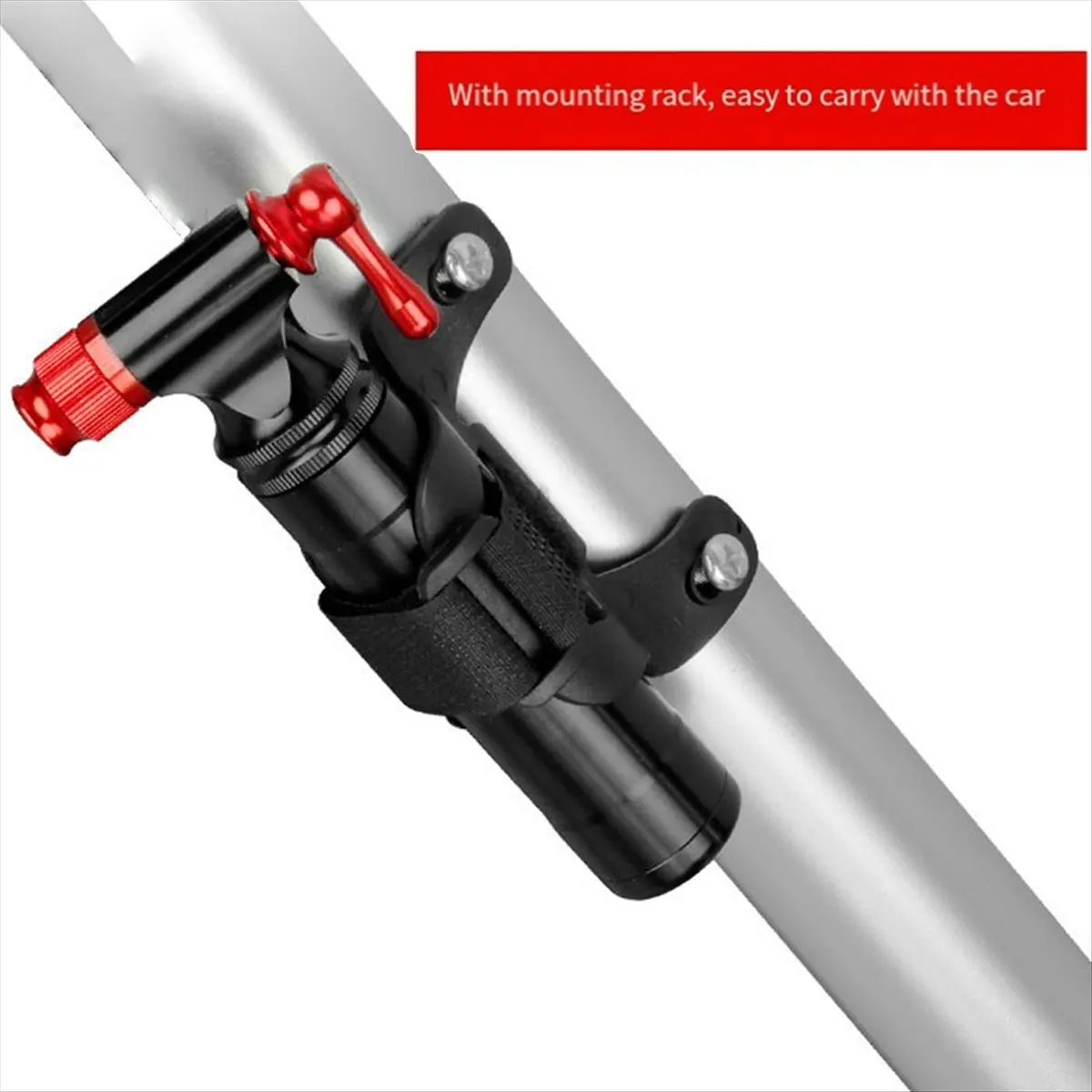 ABJV CO2-Inflator صمام سريع وسهل متوافق مع الدراجات على الطرق والجبال، مضخة نفخ الدراجة المحمولة #2