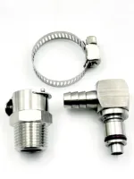 Conector de metal de liberación rápida de bomba de combustible para BMW R1200GS ADV R1200RT S1000RR K1200R K1300R K1600GTL HP4 Rninet