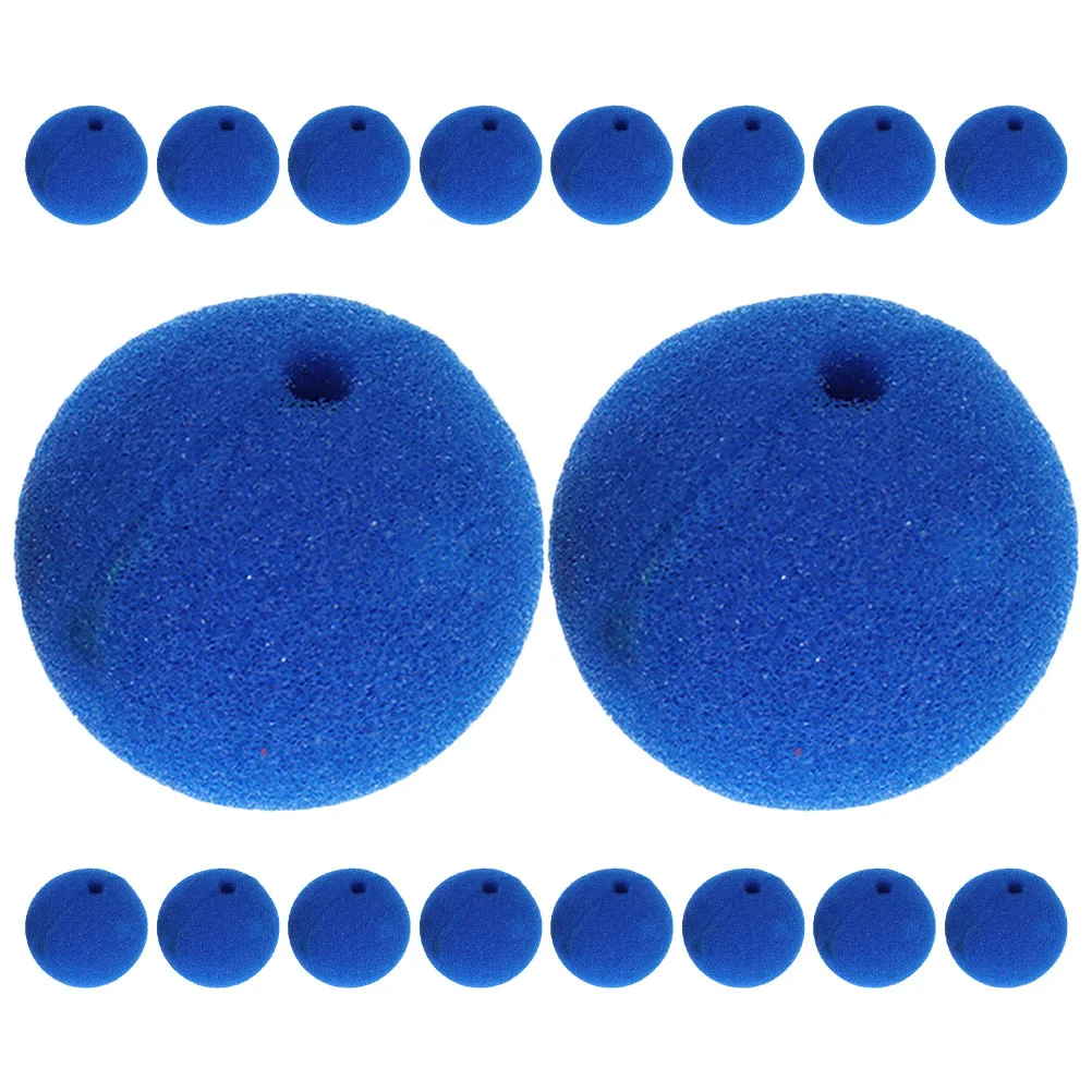 

30pcs Sponge Clown Nose Blue 50Mm Party Favors For Carnival Halloween Cosplay Costume Kids Adults Bulk Decoration Props Circus