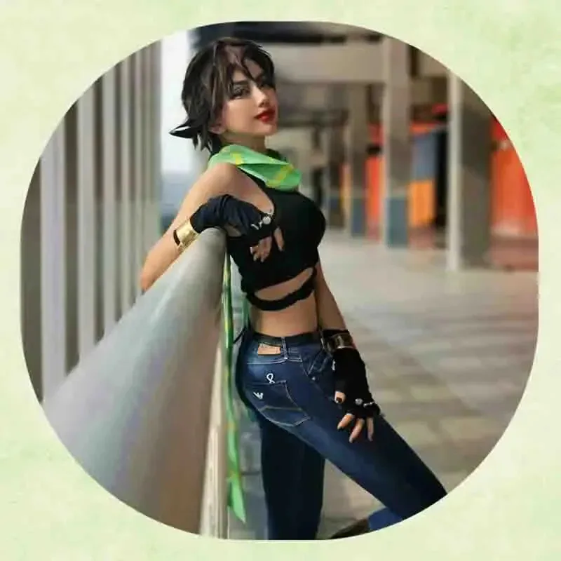 

Anime 's Bizarre Adventure Joseph Joestar Cosplay Costume JoJo Gloves And Scarf Adult Halloween Suit dt'99