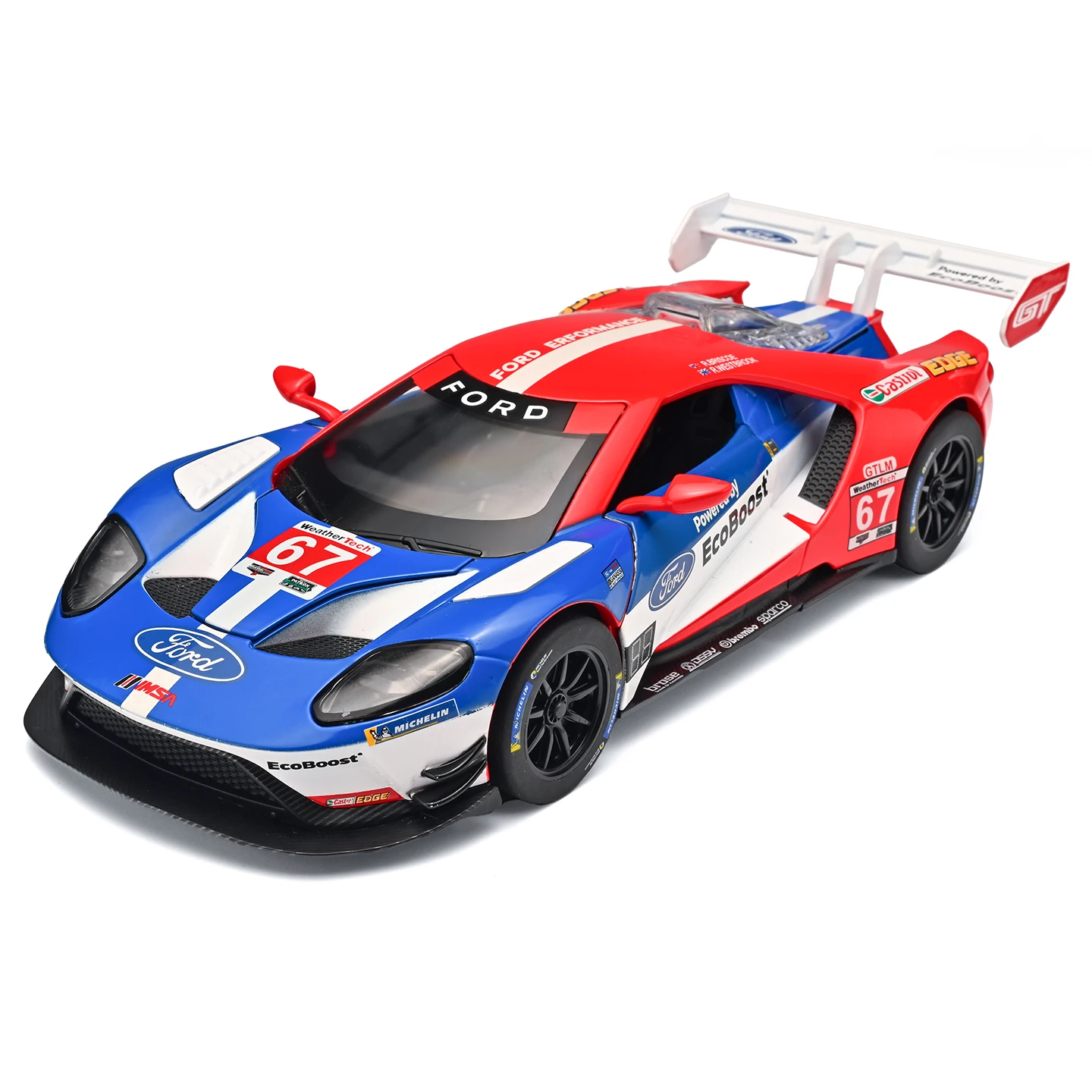 

1/24 metal die-cast sports car model GTMK simulation sound boy toy car car enthusiasts ornaments collection