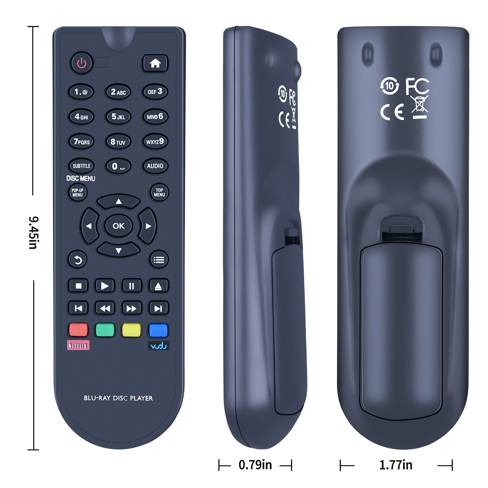 New RC-017 Replace Remote Control For Philips BDP2100K BDP2180 BDP3400 DVD Player