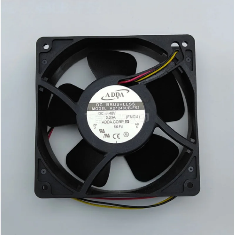 

Y 1 шт. для ADDA AD1248UB-F52 DC48V 0,23A 3-проводной инверторный охлаждающий вентилятор 120*120*38 мм