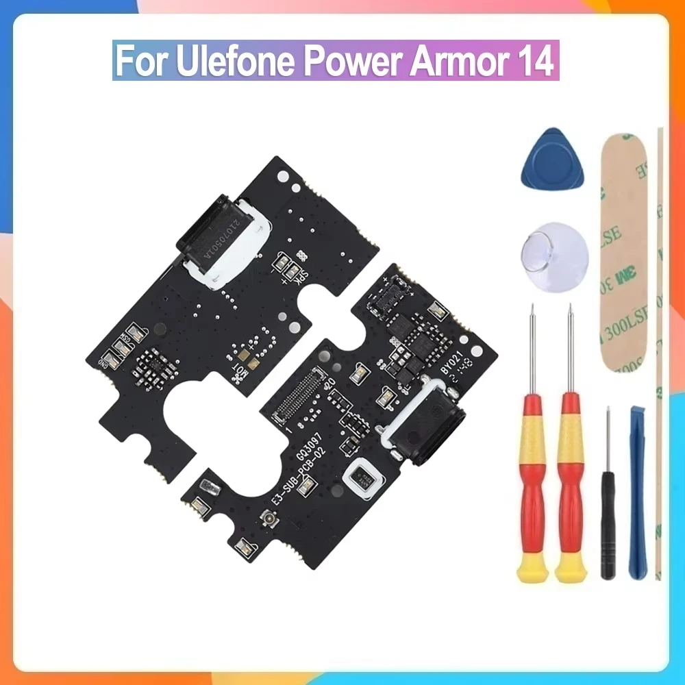 

Для Ulefone Power Armor 14, USB-док-станция для зарядки, разъем, разъем, USB-порт, зарядная плата, гибкий кабель