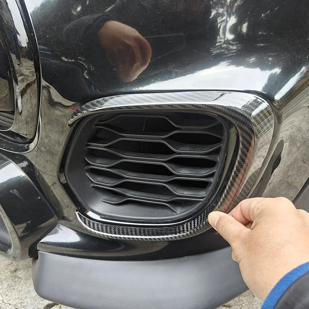 

Front Bumper Extenstion Decoration Parts ABS Plastic Canards Stick On Style Type Cover 2014-2021 For Mini Cooper JCW F55 F56 F57