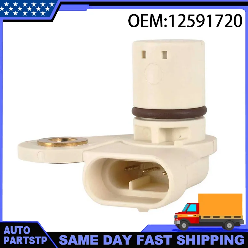 Camshaft Cam Position Sensor Replacement 12568983 12591720 For Pontiac G8 2008-2009 Hummer H2 2008-2009 Saab 2005-2009 Cadillac Escalade 2007-2014 Buick Rainier 2005-2007