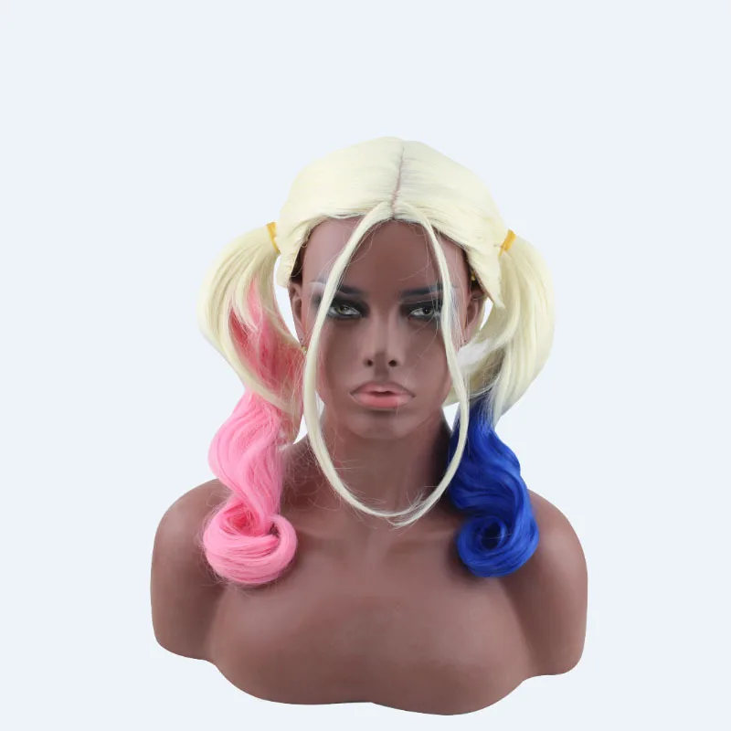 فرقة الانتحار هارلي كوين مهرج فتاة التدرج شعر مستعار تأثيري هارلين كوينزيل فتاة المهرج